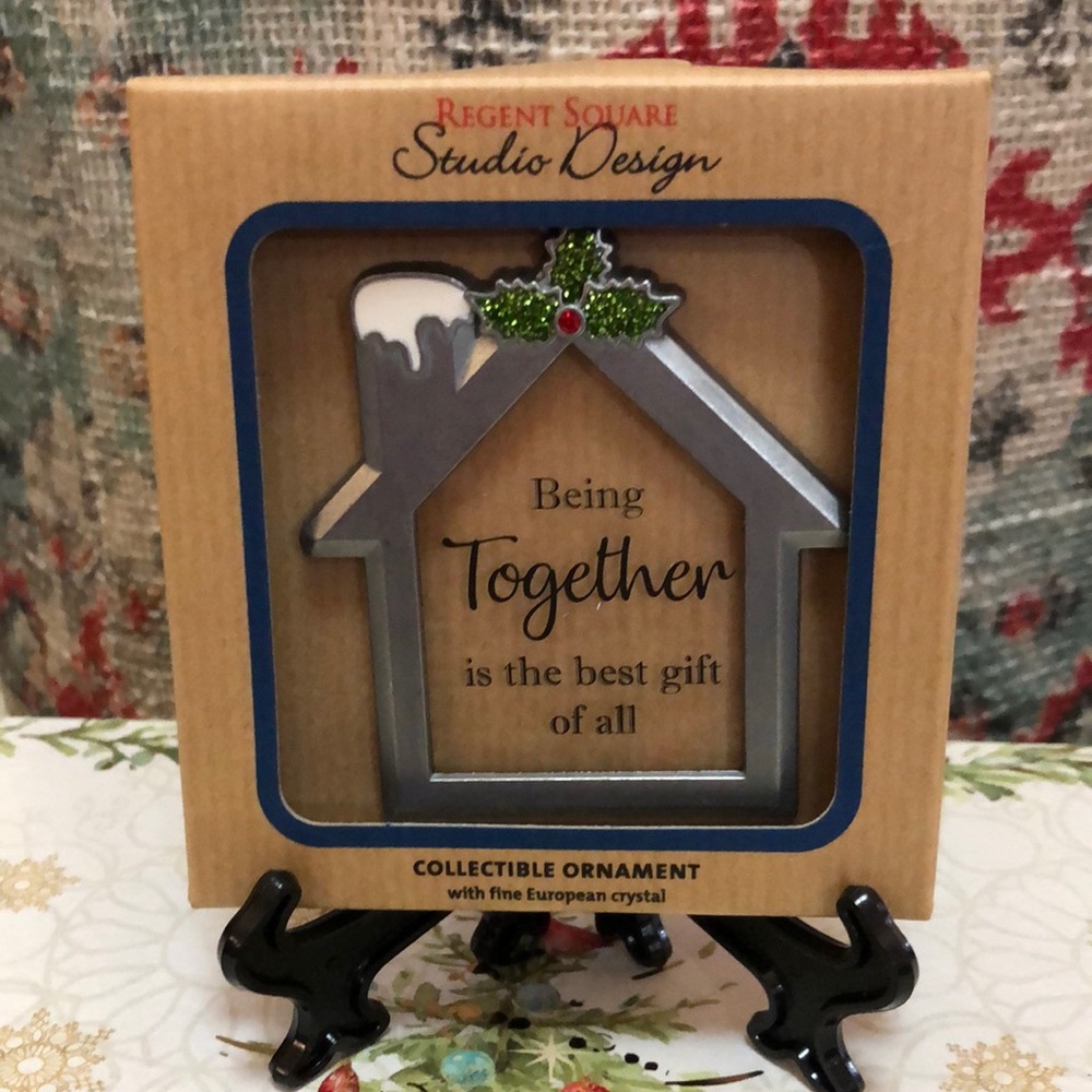 Ornament - “Being Together is the Best Gift of All” House Silhouette Ornament
